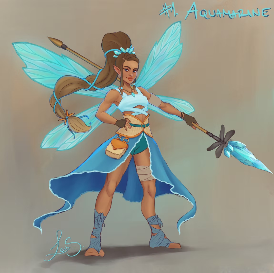 Aquamarine fairy