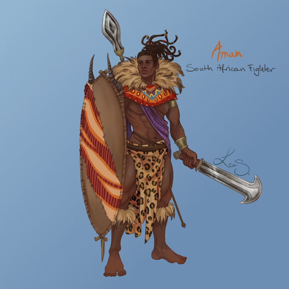 Aman, the South African fighter