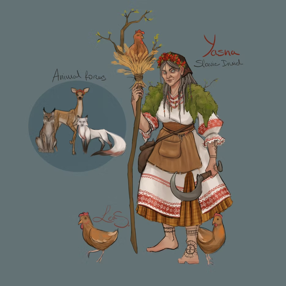 Yasna, the Slavic druid