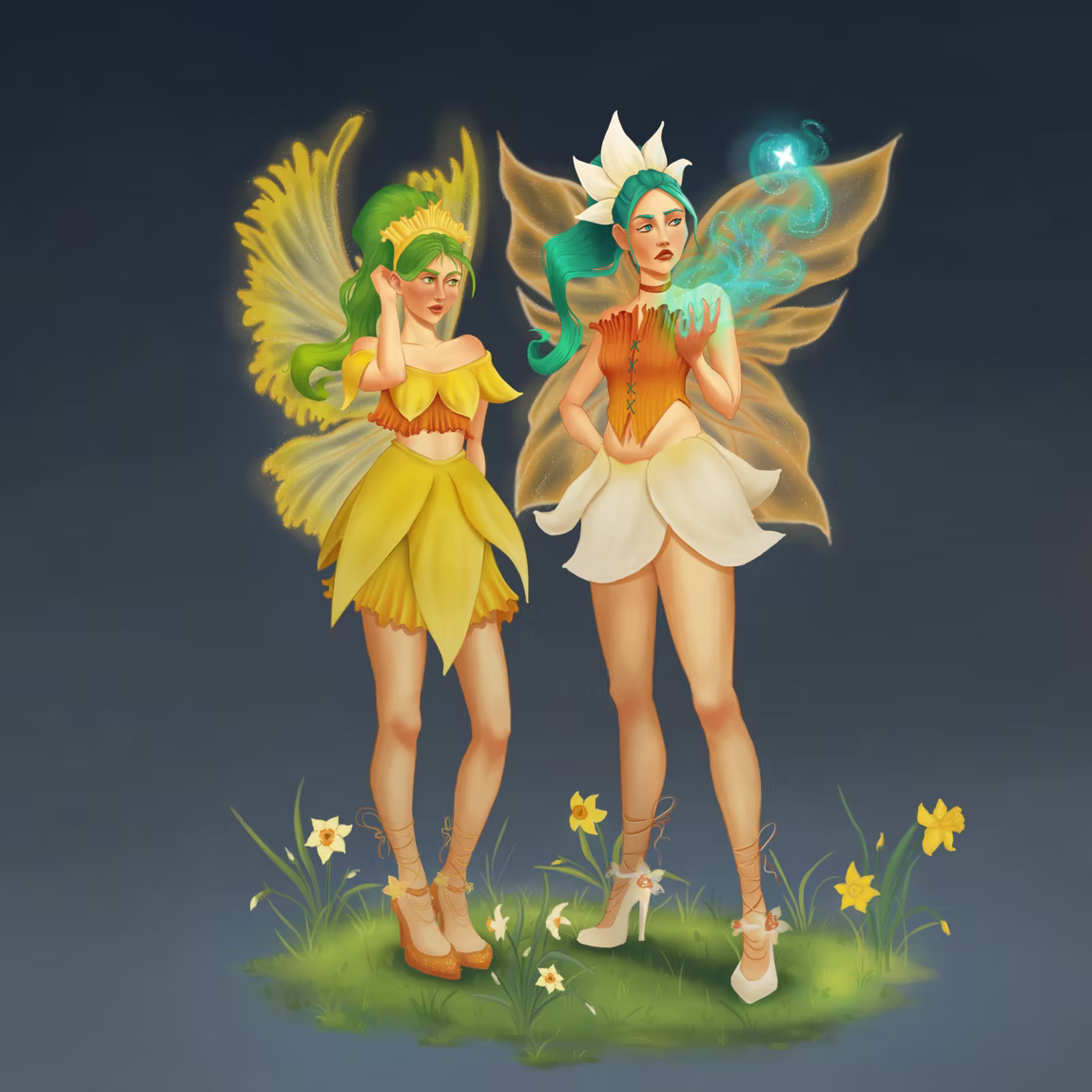 Daffodil character concepts