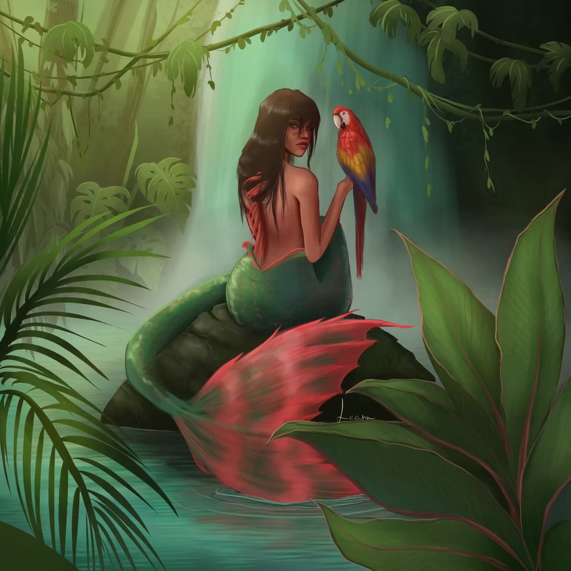 Jungle mermaid