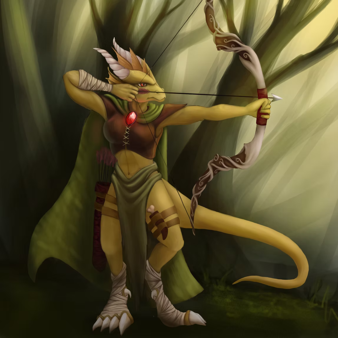 DnD dragonborn ranger